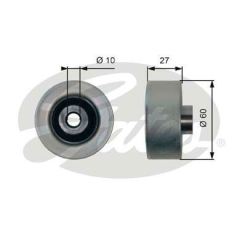 Gates T36431 V Kayış Gergi Rulmanı Transıt Connect 1.8 Tdcı 1.8Dı