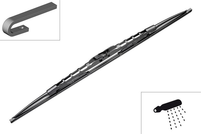 Bosch 3397011822 Ağırvasıta Twin Silecek [700 Mm]- Entegre Püskür