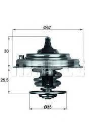 Mahle Tx3482D Termostat Touareg 7La. 7L6. 7L7 82C