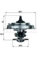 Mahle Tx3482D Termostat Touareg 7La. 7L6. 7L7 82C