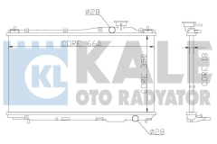 Kale 357000 Radyatör Cıvıc Vıı Mekanık Al Pl Brz 350X658X16