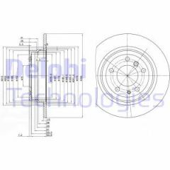 Delphi Bg2431 Fren Diski Çiftli Paket Bmw 518-520-524-525-530-535