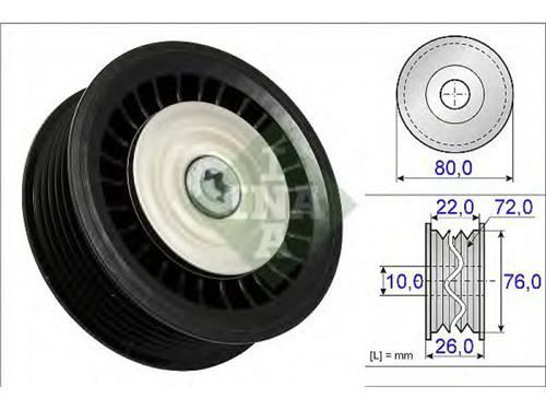 Gates T36490 V Kayış Gergi Rulmanı Clıo Iı Iıı Kangoo Megane Iı /