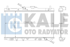 Kale 357700 Radyatör Accord Iv V Mekanık Al Pl Brz 352X668X16