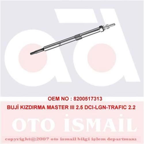 Bosch 250202128 Isıtma Kızdırma Bujisi Trafıc Master Iı 2.5 Dcı 2