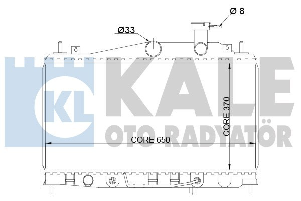 Kale 357900 Radyatör Accent Accent Iıı Al Pl Brz 370X648X16