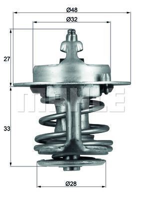 Mahle Tx6383 Termostat Corolla _E10_ 83C