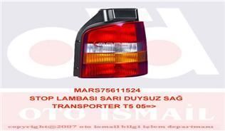 Mars 611524 Stop Lambası Sağ Transporter T5 2003 Sonrası Duysuz Sarı Kırmı