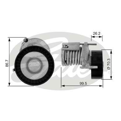 Gates T38214 Alternatör Gergi Rulmanı Golfborapolofabıaroomsterco
