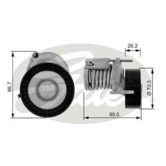 Gates T38214 Alternatör Gergi Rulmanı Golfborapolofabıaroomsterco