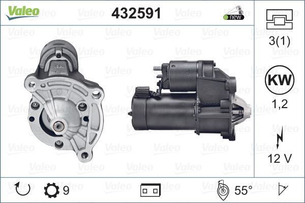 Valeo 432591 Marş Motoru 207 307 Partner Tepee 1.6 16V 1.6 Hdı 1.