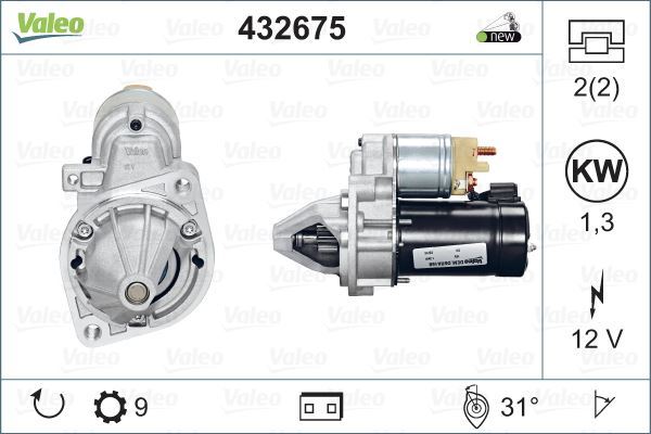 Valeo 432675 Marş Motoru D6Ra168 Mercedes Vag Ssangyong