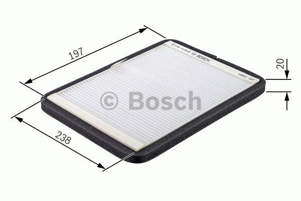 Bosch 1987432204 Polen Filtresi Accent Era 07-11 İ30 Elentra
