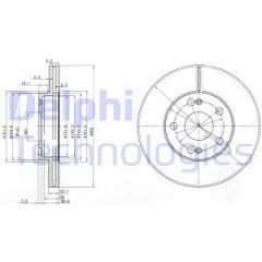 Delphi Bg2695 Fren Diski Ön Safrane 92-96 2.0 16V 2.5 Dt Havalı 2