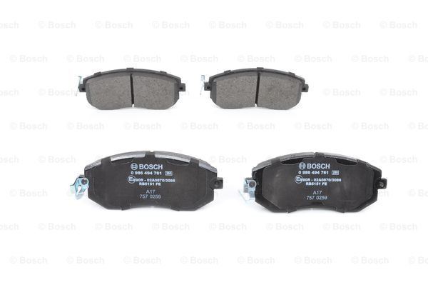 Bosch 986494761 Subaru Xv Forester 2.0D Ön Fren Balata 26296Sc000