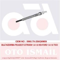 Bosch 250204002 Isıtma Kızdırma Bujisi 206 207 307 Partner / C2 C