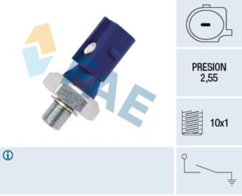 Fae 12875 Yağ Müşürü Vw Golfvıı 2,15-2,95 Bar  Mavi