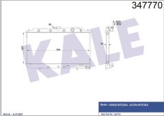 Kale 347770 Radyatör Integra