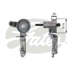 Gates T38344 V Kayış Gergi Rulmanı Astra G Corsa B C Combo  93-00