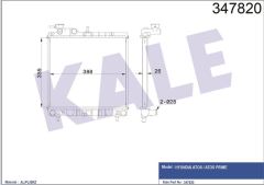 Kale 347820 Radyatör Al/Pl/Brz Atos-Atos Prıme Mt