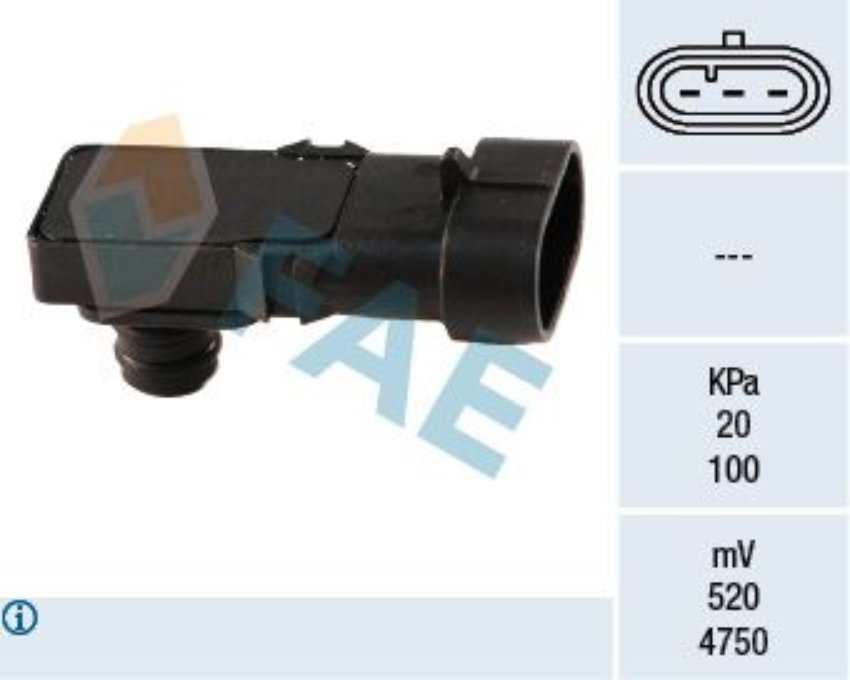 Fae 15016 Basınç Sensörü Hava Kaptörü Duster Logan Iı Sander Iı C