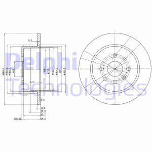 Delphi Bg3141 Fren Diski Arka Vectra B 95-