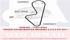 Gates 5573Xs Triger Eksantrik Kayışı Master Iı / Movano 2.5 Dcı G