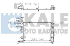 Kale 0915011Ab Su Radyatörü Sprınter 95-06 570X399X32