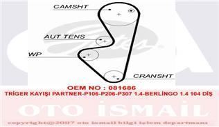 Gates 5575Xs Triger Eksantrik Kayışı 106 206 207 306 307 Partner