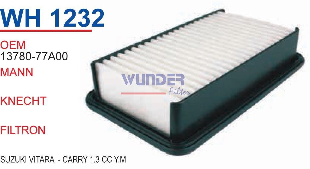 WUNDER WH1232 HAVA FİLTRESİ - SUZUKi ViTARA - CARRY 1.3 CC Y.M