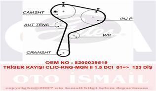 Gates 5578Xs Triger Eksantrik Kayışı Clıo Iı Kangoo Megane Iı 1.5