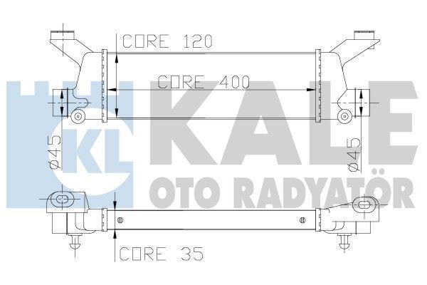 Kale 347900 Turbo Radyatörü A-Class 1997 Sonrası W168 A160 Cdı A170 Cdı Va