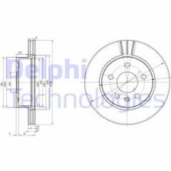 Delphi Bg3296 Fren Diski Tk Mercedes V200 V220 V230 V280 Vıto 95-