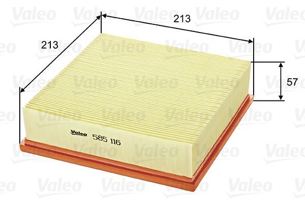 Valeo 585116 Hava Filtresi Volkswagen Polo Iı 1.3 Coupe