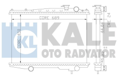 Kale 362700 Radyatör Nıssan Pıck Up D22 Al Pl Brz 688X450X22
