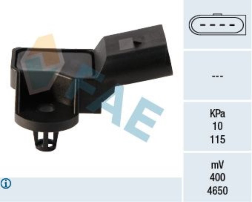Fae 15042 Basınç Sensörü Golf Vı Polo Jetta Iv Passat / A3 A4 A6
