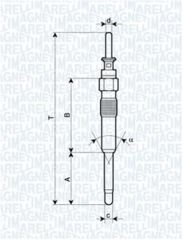 Marelli 60900420606 Kızdırma Bujisi Serıe 318 D 2.0- 525 D 2.5; R