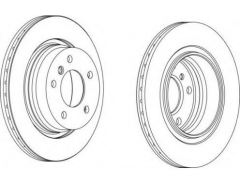 Ferodo Ddf1073 Fren Diski Arka Bmw 3 E46 98-