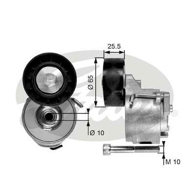 Gates T39017 V Kayış Gergi Rulmanı Lınea Doblo 1.6 Jtd 2.0 Jtd