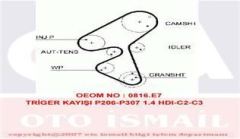 Gates 5587Xs Triger Eksantrik Kayışı 206 307 Bıpper / C1 C2 C3 Ne