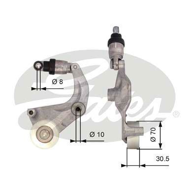 Gates T39110 Triger Eksantrik Gergi Rulmanı Cıvıc 07-11 1.8 1.6 K