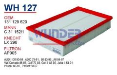 WUNDER WH127 HAVA FİLTRESİ - VOLKSWAGEN PASSAT - GOLF II 1.6 TD