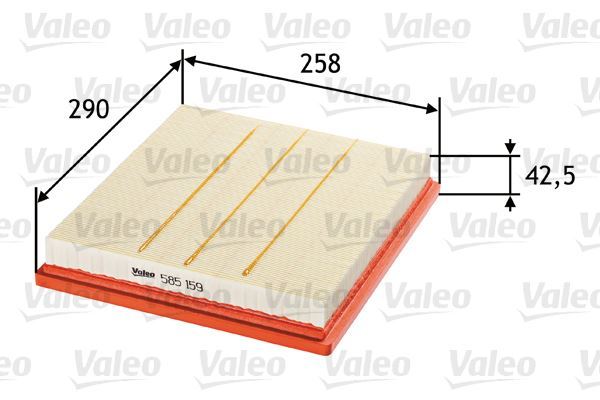 Valeo 585159 Hava Filtresi Opel Insıgnıa