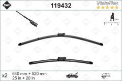 Valeo 119432 Cam Silgi Süpürgesı A6  2011 Sonrası Flat Blade 640 + 520Mm