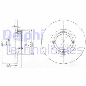 Delphi Bg3551 Fren Diski Tk Chevrolet Matız Daewoo Matız 01/98- O