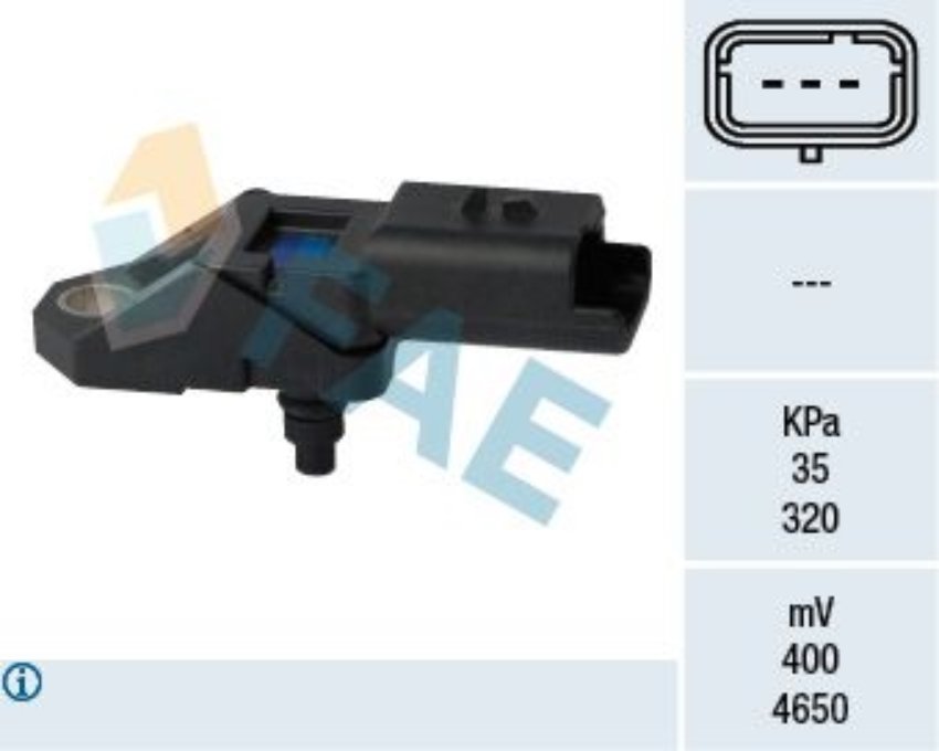 Fae 15108 Sensör  Emme Borusu Basıncı Ford Galaxy 2.2  08- 2011 Sonrası Mon