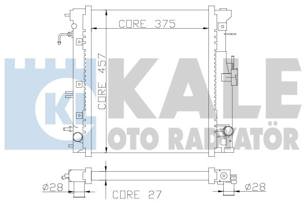 Kale 365700 Radyatör Suzukı Jımny Al Pl Brz 375X458X26