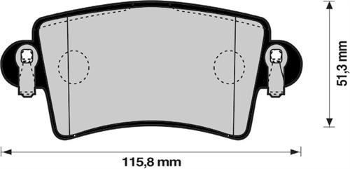 Magneti Marelli 323700013200 Fren Balatası Arka Master Iı 1998 Sonrası /