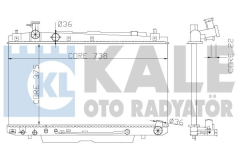 Kale 366100 Radyatör Toyota Rav 4 Iı Al Pl Brz 375X738X26