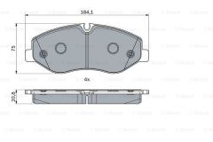 Bosch 986494914 Fren Balatası Ön (Mercedes Benz : Vıto 14-)